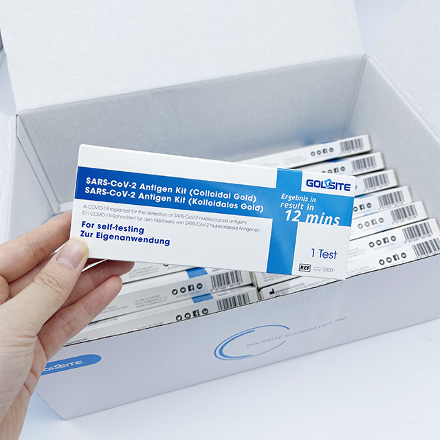 BfArM المدرجة في CE التي تحمل علامة COVID-19 Antigen Rapid Test Kit